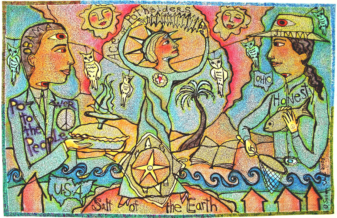 Salt of the Earth full view. Susan Shie 2008.